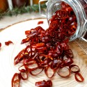 piments forts en cercles rondelles
