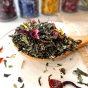 thé à la framboise et menthe