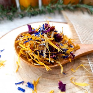 mélange de fleurs comestibles