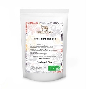 poivre citronné bio