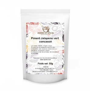 Piment broyé jalapeno mexique