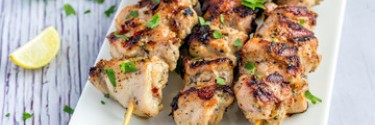 Chich taouk: Brochettes de poulet mariné